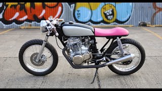 Honda CB400 The Hyena project.