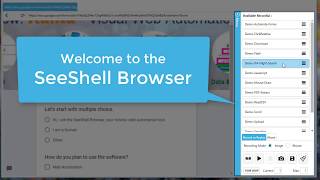 Welcome to the SeeShell Browser - Visual Web Automation