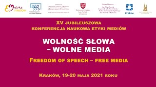 XV Konferencja Naukowa Etyki Mediów (dzień I) - transmisja na żywo