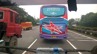 Mobil Derek kejar Bus..!