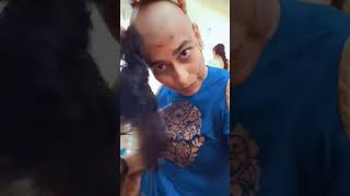 beautiful girl headshave for more videos please subscribe