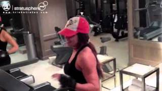 Stratusphere Living: Trish Stratus' 45 min all-inclusive treadmill workout (as seen in Oxygen)