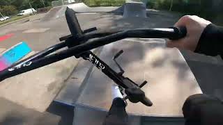 Tailwhip and Footjam Downwhip GoPro POV BMX