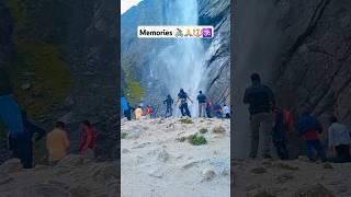 Memories 🚴‍♂️🍃🍁#shorts #ytshorts #badhrinath #mountains #waterfall #uttarakhand