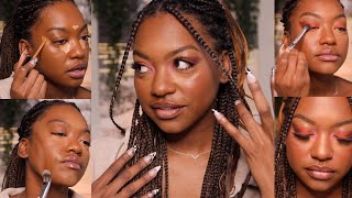 *DETAILED* MAKEUP TUTORIAL FOR BROWN & DARK SKIN WOC! ~ FLAWLESS!