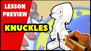 [PREVIEW] How to Draw KNUCKLES from SONIC