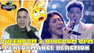 QUEENDOM  x KINGDOM | OPM Hits Jamming | All-Out Sundays | KAPAMILYA REACTION