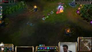 Ocelote plays Ahri vs Tryndamere mid lane