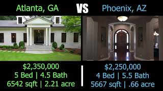 Best Cities To Live In 2021! ATLANTA vs PHOENIX?!