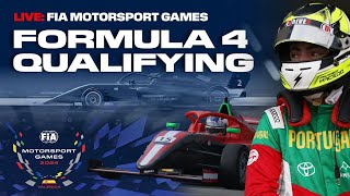 LIVE | Qualifying Formula 4 | Circuit Ricardo Tormo | 2024 FIA Motorsport Games (English)