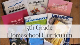 5th grade Homeschool Curriculum Choices | 2023-34 Curriculum Series Video 4