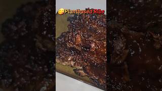 😋Have you tried Jackfruit and impossible meat ribs #plantbasedribs #ribs #recipe