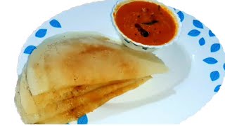 Instant Riceflour dosa with Tomato Chutni | 10 min അരിപ്പൊടി കൊണ്ടുള്ള  ദോശയും ടൊമാറ്റോ ചട്നിയും👌