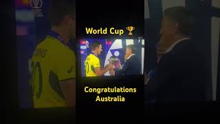 Worldcup won by Australia 🏆 #world cup #australia  #india #cricket #crickenews #narendramodi #win