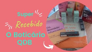 SUPER RECEBIDO DE O BOTICÁRIO LINHA QDB