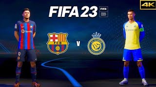 FIFA 23 - MESSI, RONALDO, MBAPPE, NEYMAR, ALL STARS PLAYS TOGETHER | Al NASSR 101-0 FC BARCELONA