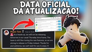 SAIU A DATA OFICIAL DA NOVA ATUALIZAÇÃO DO BLOXBURG! - ROBLOX