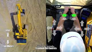 Koparki gąsienicowe Komatsu serii 11 instruktaż Cab Controls