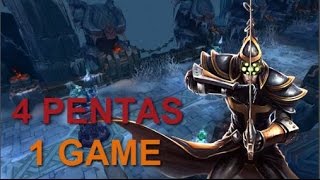 [LoL] - 4 PENTAKILLS IN 1 GAME!!!