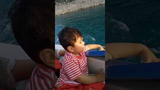 cute baby enjoying water ride #shorts #youtubeshorts #activity #funny #explore #travel #baby #viral