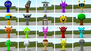 ALL SPRUNKI CHARACTERS In Garry's Mod!