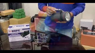 KTI How To Working Of  Hand Held Search Light SCORPION 700315