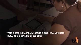 Veja como foi a movimentação dos Pará Minenses durante o domingo de eleições