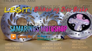 XRM DISC PLATE BRAKE, ROTOR DISC, BEAT, CLICK125I, XRM MOTARD