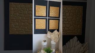 Dollar tree Wall Dexor #easydiy #highenddiy #dollartreediy #amazonfinds