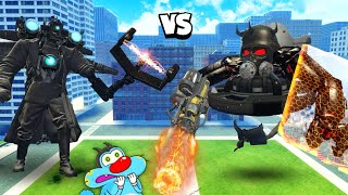 OGGY NEW UPGRADED DETAINER TITAN CAMERAMAN VS ASTRO JUGGERNAUT SKIBIDI TOILET In Garry's Mod!