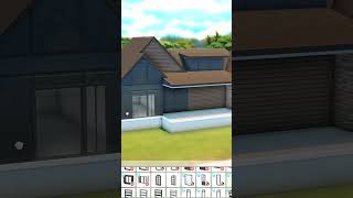 Modern Farmhouse \\ Speed Build Stop Motion ASMR \\ #shorts #sims4 #gaming