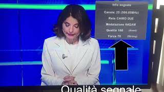 NO SEGNALE | NON VEDO BENE I CANALI | FAI IL TEST QUALITA' SEGNALE PER VERIFICARE