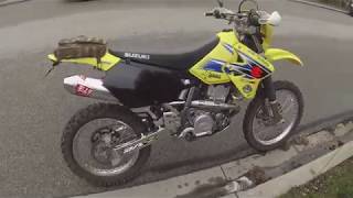 Suzuki DRZ400, new Yoshimura RS2 full exhaust first ride