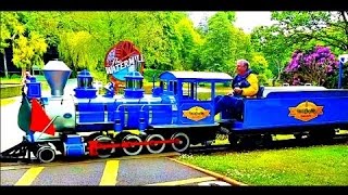 Peppa Pig World /Down by the Station/ Train Ride/Funny Video For Kids