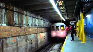 R46 R train entering Lexington Av-63 St