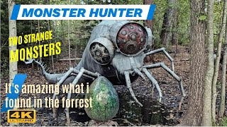 Monster Hunter - It's amazing what I found in the forest. Two strange steel monsters