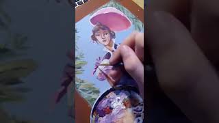 Walt Disney World Haunted Mansion Stretching Room Painting Timelapse 👻