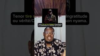 Tenor tire sur les bloggers/Ingratitude ou vérité/Chacun cherche son nyama.#tenor #hiphop