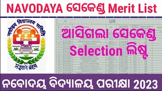 Navodaya Second Selection List 2023.Navodaya Apply 2024.Navodaya Document List.Jnv Latest Update.