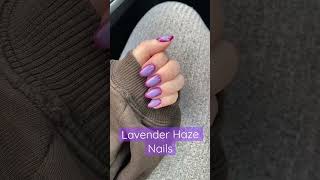 Lavender Haze Nails 💅🏻 Airbrushed Aura Nail Trend