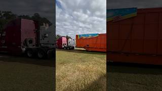 Transporting Carnival Rides #fy #food #foryou #familytime #businessowners #foryou #truckdriver