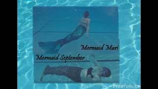 Mermaid Mari and Mermaid September Swimming