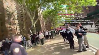 Waxiest gets tackled by cops for chanting USA at protest in new york city