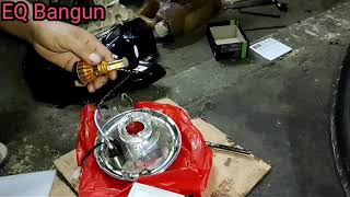 Cara Pasang Lampu LED Di Motor RX King...!!!