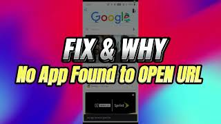 Fix "No App Found to Open Link" Error (Easy Steps!)