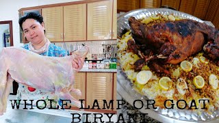 COOKING WHOLE LAMP OR GOAT BIRYANI WITH RED PASTA #viral #ofwqatar #foryou #foryou #fypシ゚viral #fyp