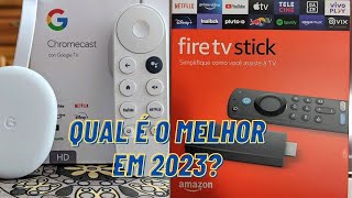 Muito BARATO! Fire TV Stick ou Chromecast 4? Qual o MELHOR em 2023? Filmes Completos, Séries, GLOBO