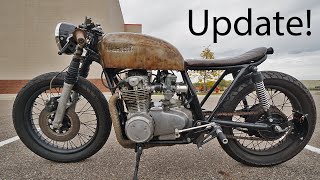 Cafe Racer Update and Plans GSXR600 Front End? - CB550 Cafe Racer Build Pt. 74