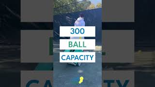 The Silent Partner Ball Machine Offers a Capacity of 300-Balls  #ballmachine #tennis #tennisworld