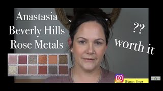 Trying the Anastasia Beverly Hills ROSE METALS palette along with story time about my life